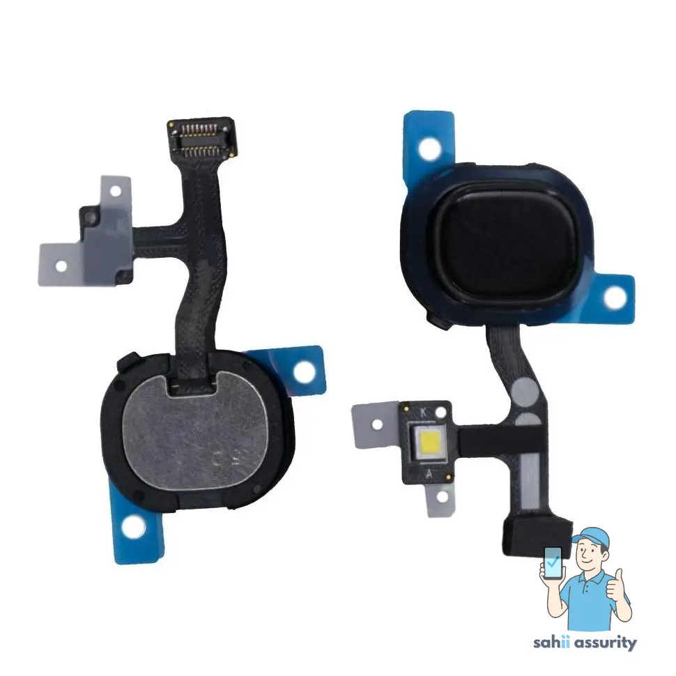 Fingerprint Sensor with Flex Cable for Samsung Galaxy F41 Black